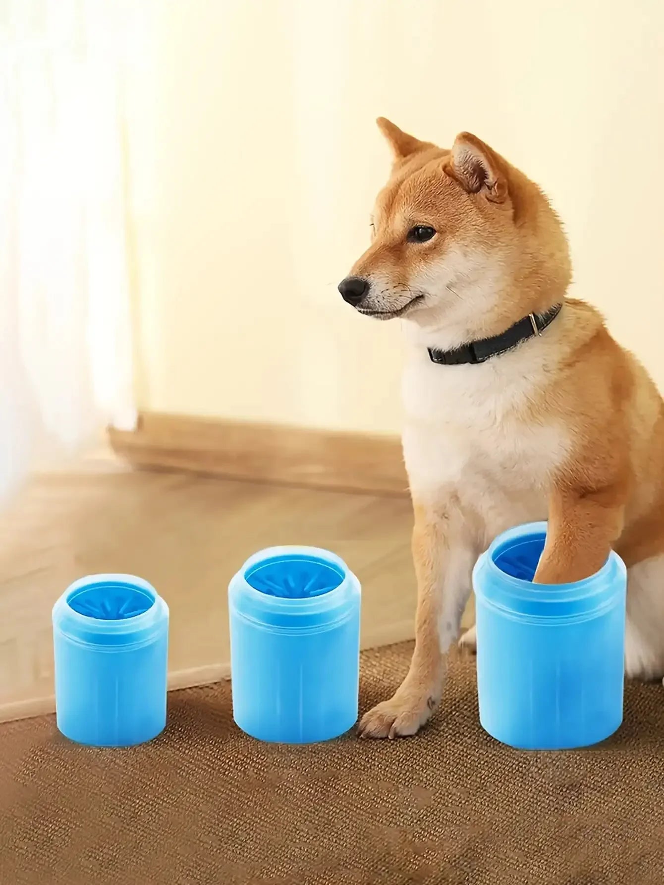 Pet Paw Cleaner Cup – Dog Foot Washing Tool for Muddy Paws, Portable Silicone Paw Washer for Small & Large Dogs