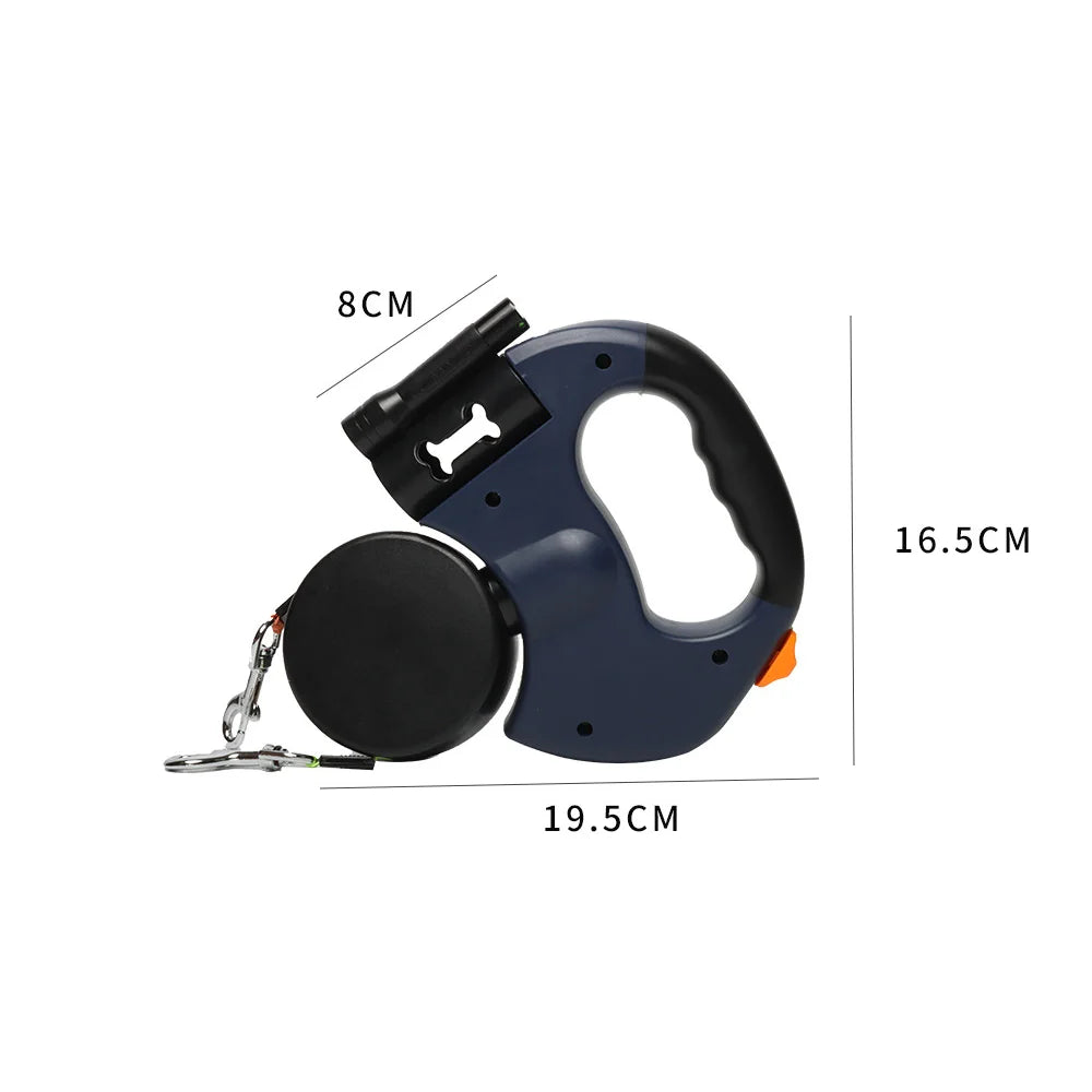 🐾 Dual Retractable Dog Leash – Walk Two Dogs, Tangle-Free!