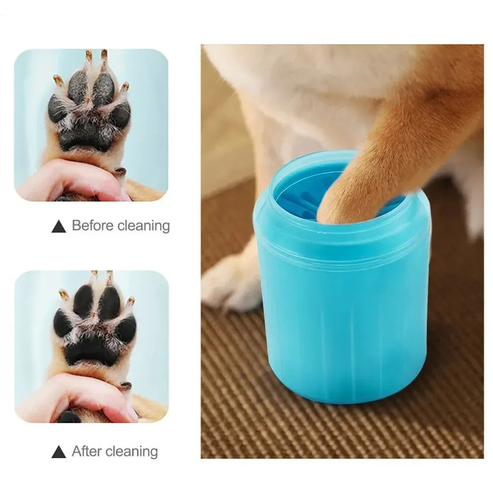 Pet Paw Cleaner Cup – Dog Foot Washing Tool for Muddy Paws, Portable Silicone Paw Washer for Small & Large Dogs