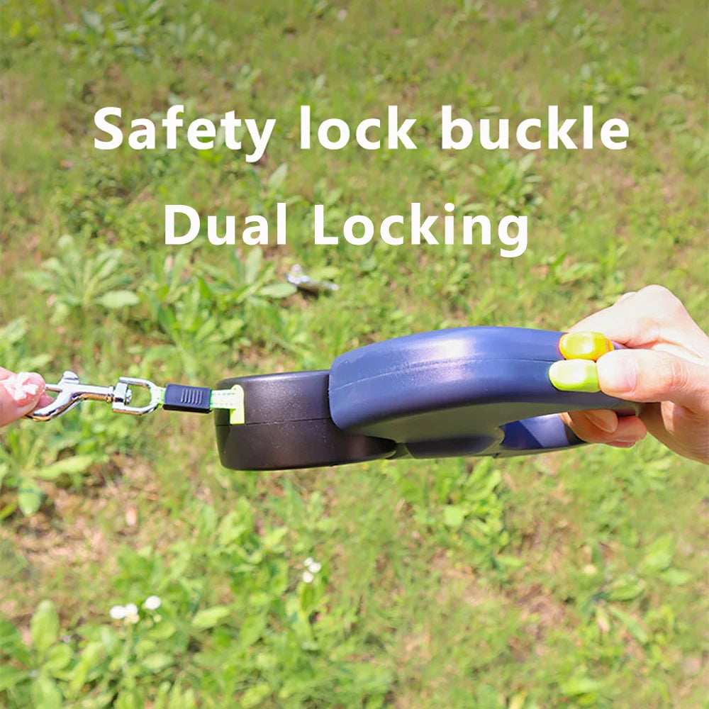 🐾 Dual Retractable Dog Leash – Walk Two Dogs, Tangle-Free!