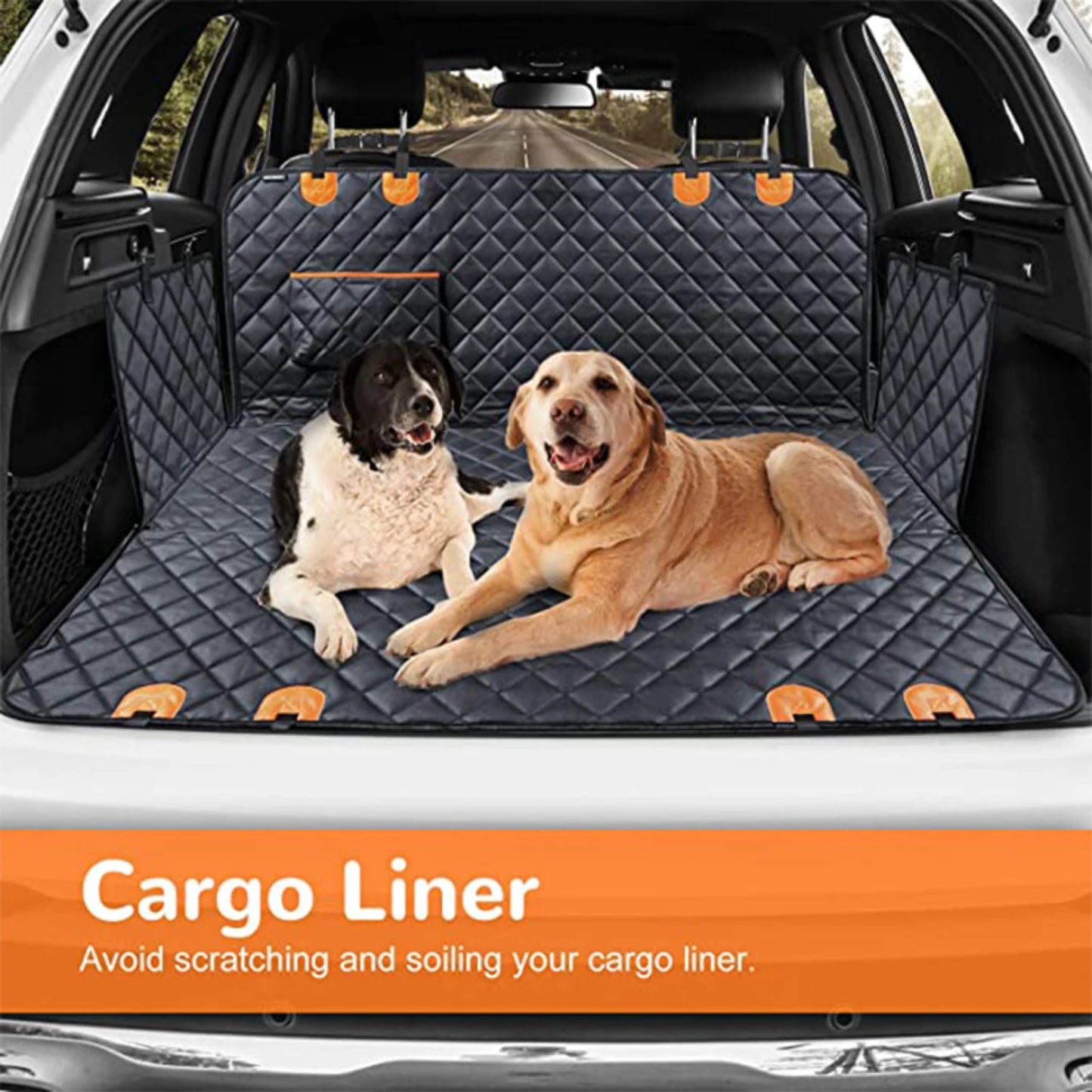 Waterproof Dog Car Seat Cover – Heavy Duty, Scratchproof, Nonslip Pet Hammock for Cars, SUVs & Trucks