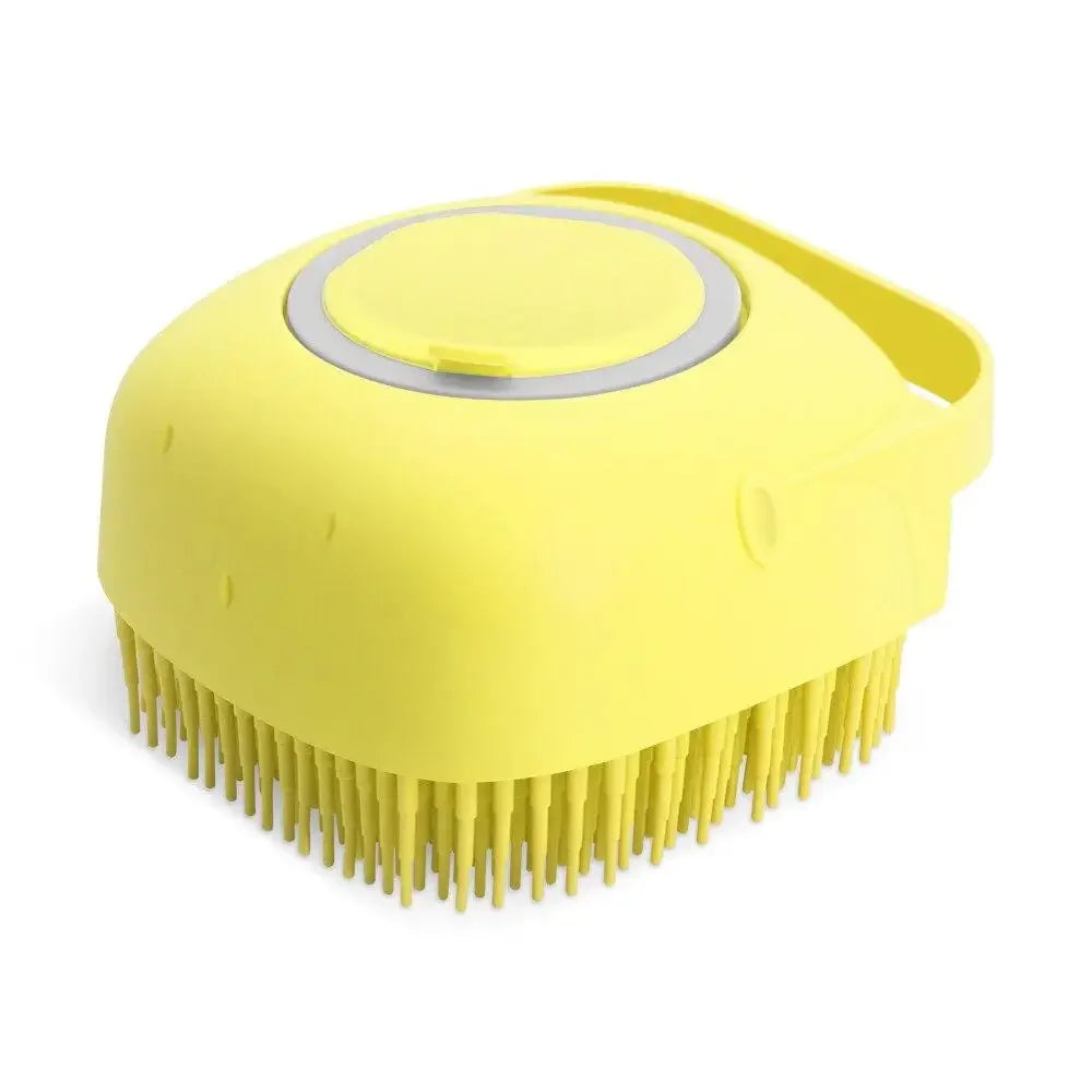 Pet Bathing Brush â Soft Silicone Massager for Dogs & Cats, Gentle Grooming & Bathing Tool for Healthy Skin & Coat