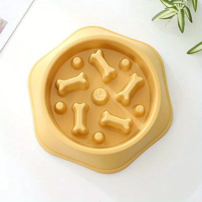 Pet Slow Feeder Bowl â Anti-Gulping Dog Bowl for Healthy Eating, Prevents Choking and Digestive Issues