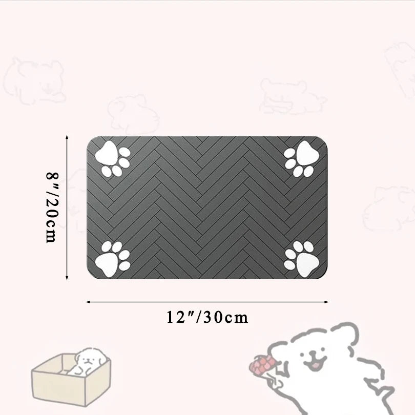 Waterproof Pet Feeding Mat – Quick-Dry Bowl Placemat for Dogs