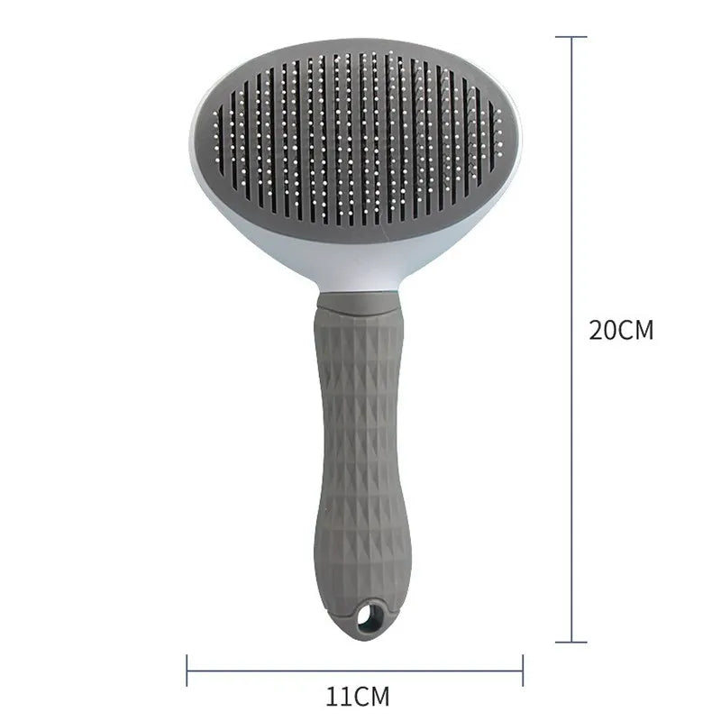 Pet Grooming Brush for Dogs & Cats – Hair Remover Comb for Shedding, Deshedding Tool for Puppies, Kittens & All Breeds