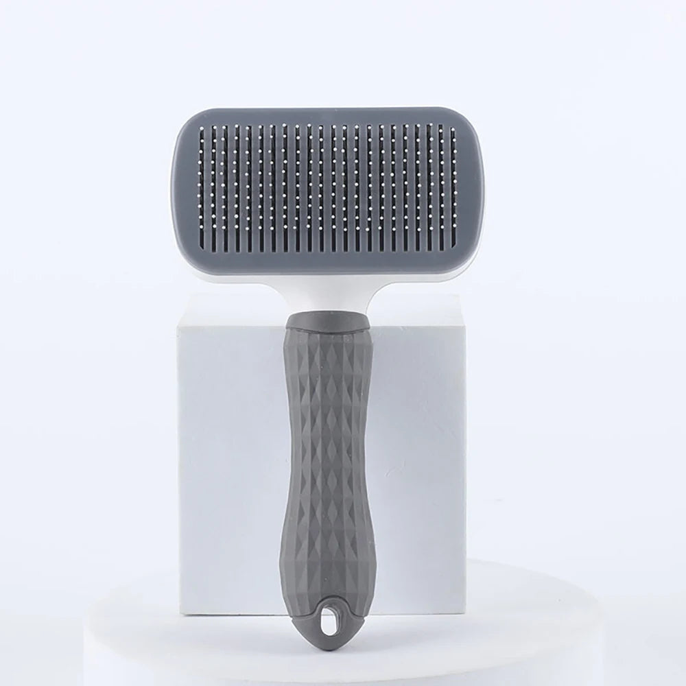 Pet Grooming Brush for Dogs & Cats – Hair Remover Comb for Shedding, Deshedding Tool for Puppies, Kittens & All Breeds