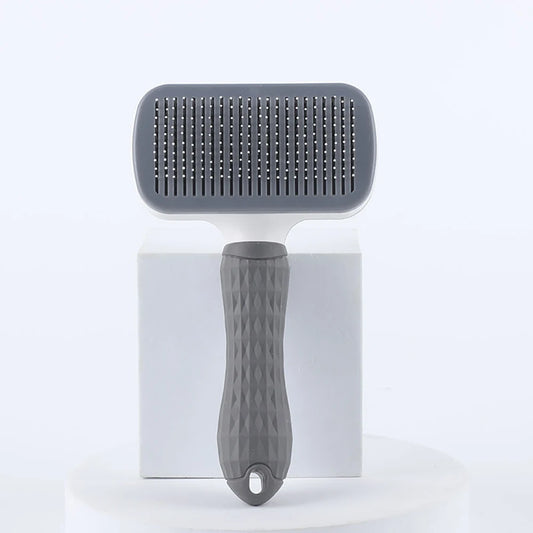 Pet Grooming Brush for Dogs & Cats – Hair Remover Comb for Shedding, Deshedding Tool for Puppies, Kittens & All Breeds