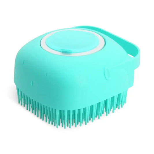 Pet Bathing Brush – Soft Silicone Massager for Dogs & Cats, Gentle Grooming & Bathing Tool for Healthy Skin & Coat