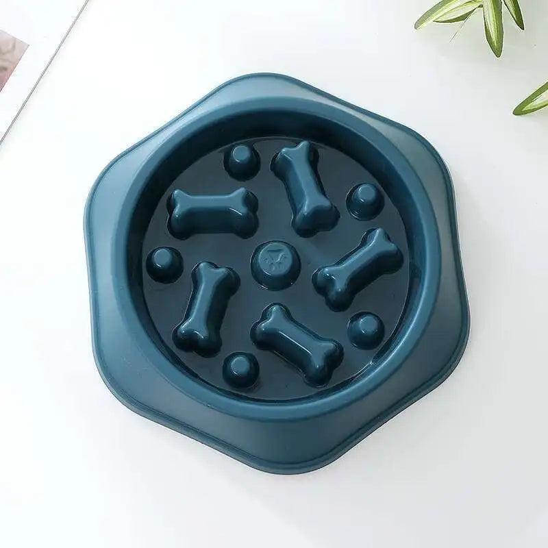 Pet Slow Feeder Bowl – Anti-Gulping Dog Bowl for Healthy Eating, Prevents Choking and Digestive Issues