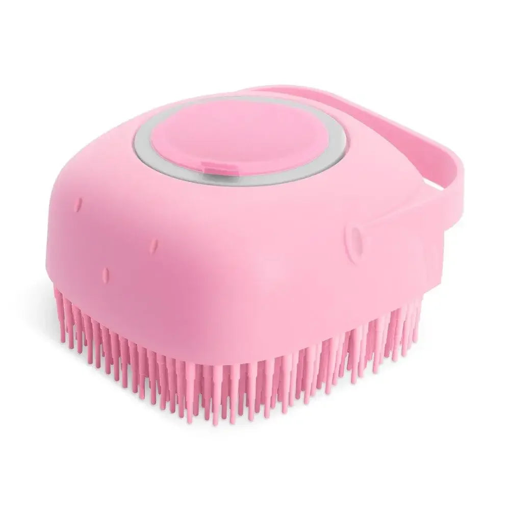 Pet Bathing Brush – Soft Silicone Massager for Dogs & Cats, Gentle Grooming & Bathing Tool for Healthy Skin & Coat